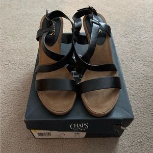 Chaps Women’s Polly Wedge Sandal